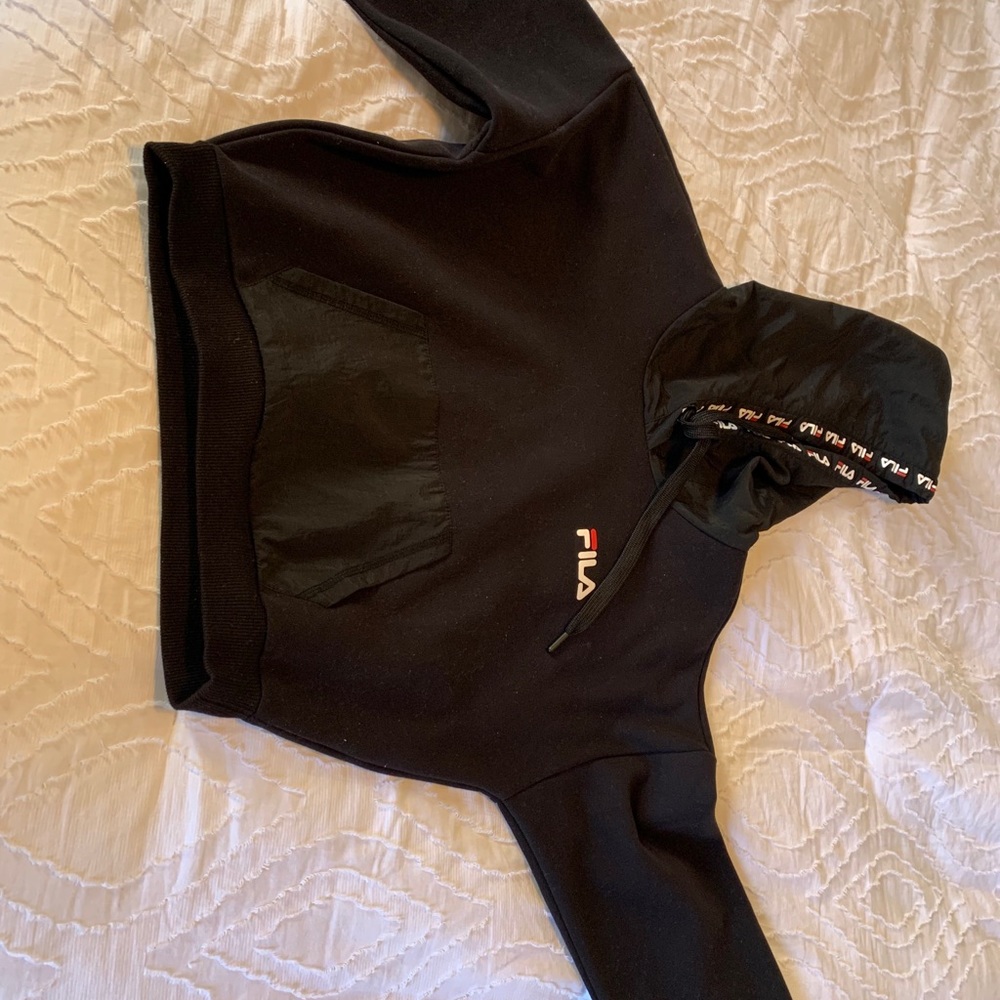 Fila crop hoodie